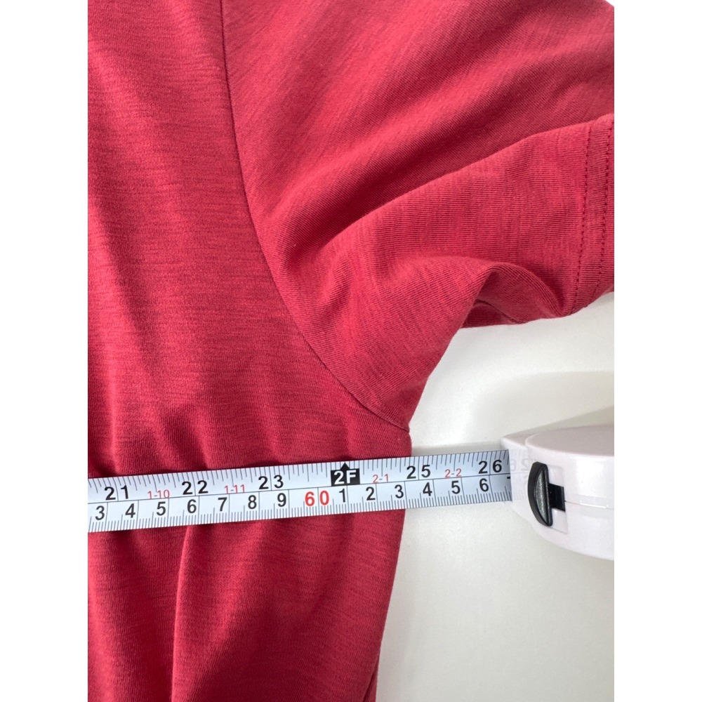Travis Mathew Newcastle Crest Polo Shirt Mens XXL Red Golf Performance Logo - Picture 10 of 10